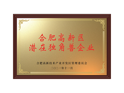 Potential unicorn enterprises in Hefei High-tech Zone in 2020